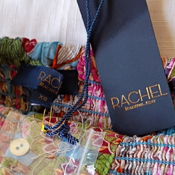 Rachel Roi Women's Multicolor Floral Tropical Maxi Skirt Size XS - Picture 5 of 7